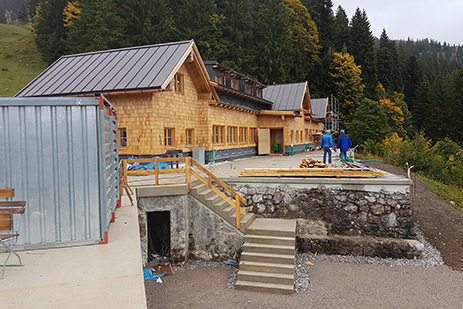 Bauunternehmung-Karl-Gerg-Alpinbaustelle-Bayernhuette-Brauneck Bauunternehmung-Karl-Gerg-Alpinbaustelle-Bayernhuette-Brauneck